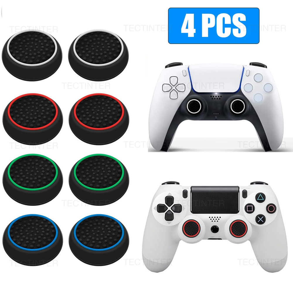 Gaming Accessories For Xbox Series X - ปลอกซิลิโคนแบบอนาล็อก 4 ชิ้น สำหรับ PS5/PS4/PS3/Switch 2