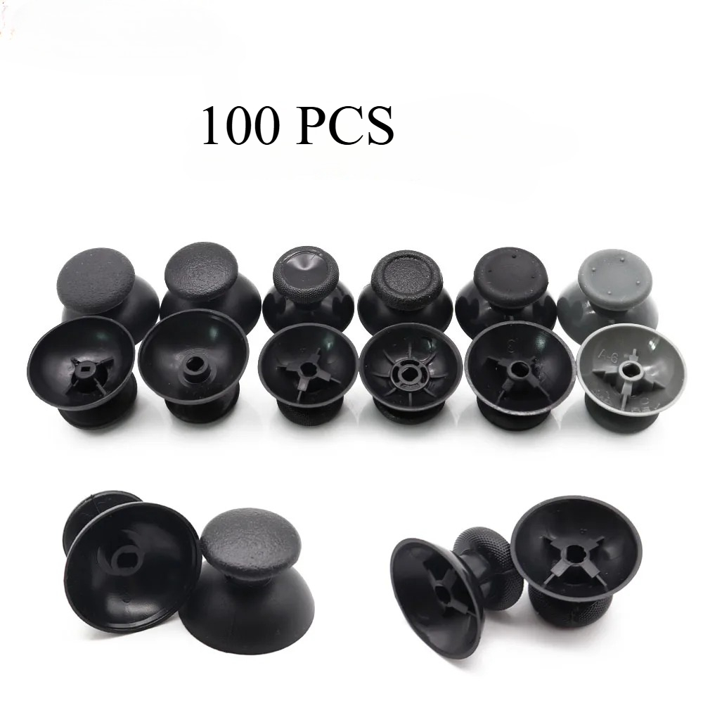 Gaming Accessories Ps5 - 100 ชิ้น โมดูลจอยสติ๊ก 3D แบบอนาล็อก พร้อมฝาครอบจอยสติ๊กทรงเห็ด