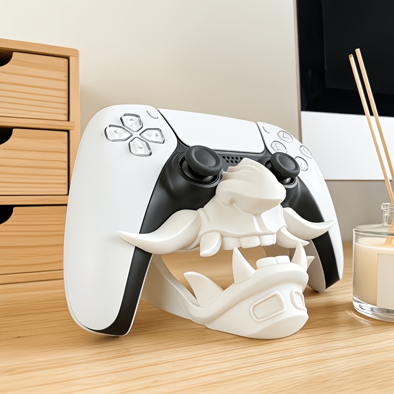 Gaming Accessories Ps5 - แท่นวางคอนโทรลเลอร์ PS5 ลายหน้าปีศาจ – ฐานกันลื่น แข็งแรง