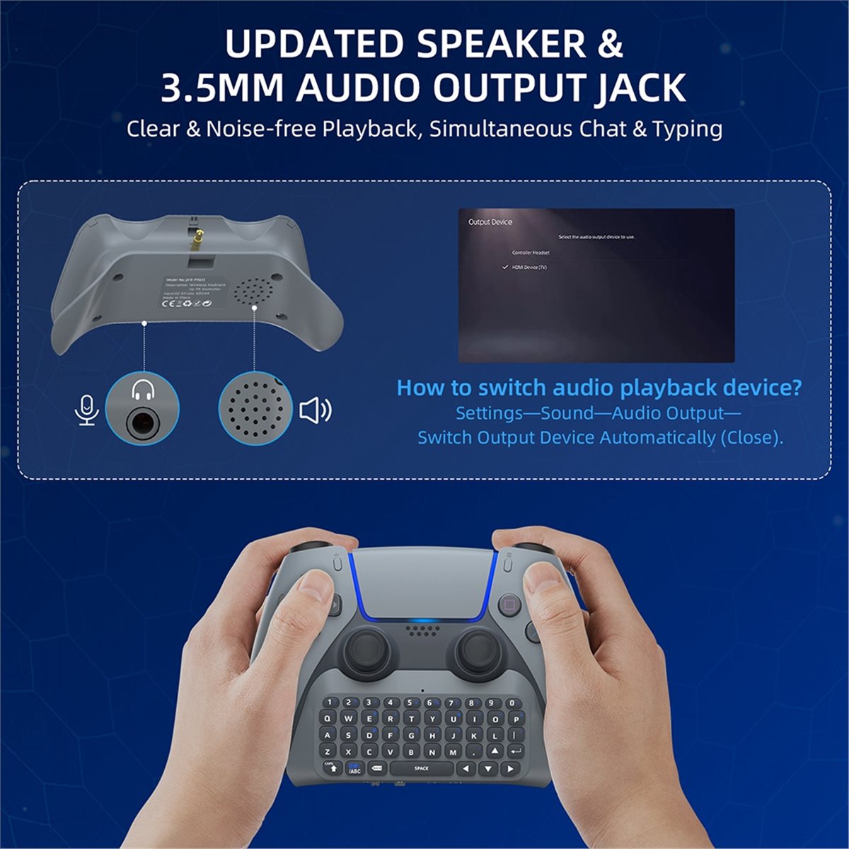 กู๊ดไอเดีย 3.5 มม.คีย์บอร์ดไร้ - Gaming Accessories Ps5 บทวิจารณ์และราคา