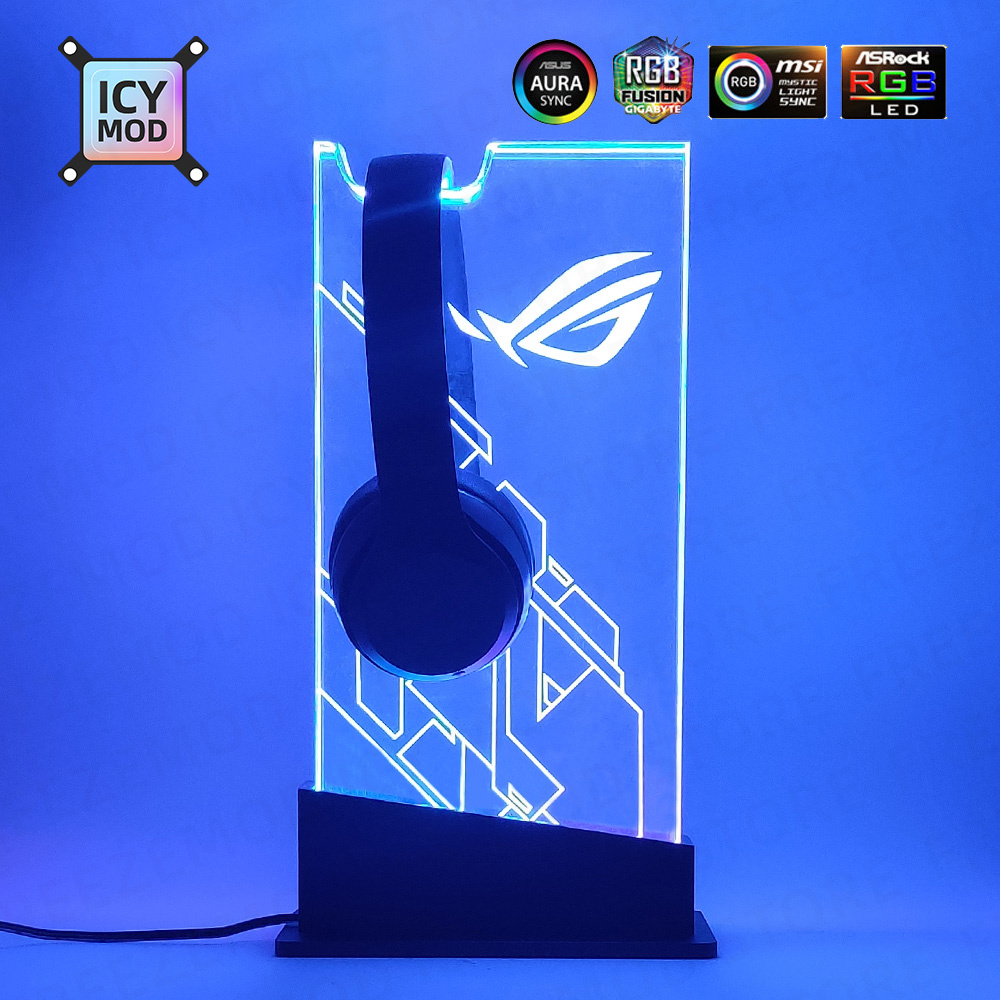 แชสซีที่ใส่ชุดหูฟัง RGB ที่วาง - Headset Stand Rgb บทวิจารณ์และราคา