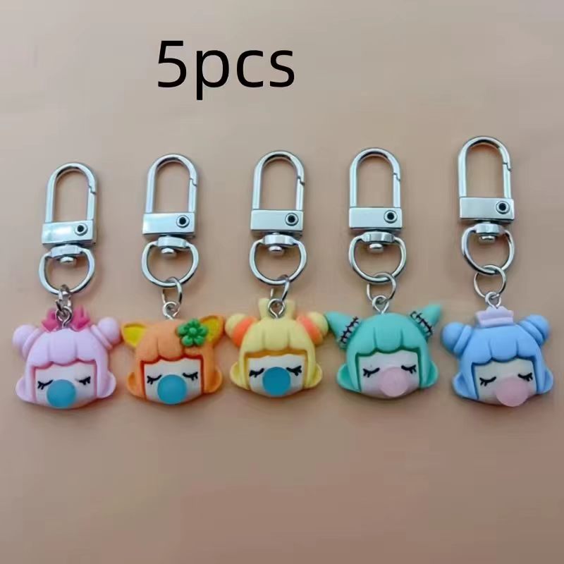 พวงกุญแจเรซินรูปเด็กผู้หญิง 5  - Gaming Accessories Gifts บทวิจารณ์และราคา