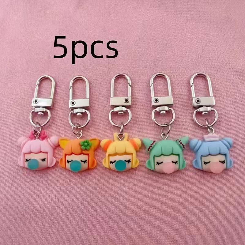 พวงกุญแจเรซินรูปเด็กผู้หญิง 5  - Gaming Accessories Gifts บทวิจารณ์และราคา