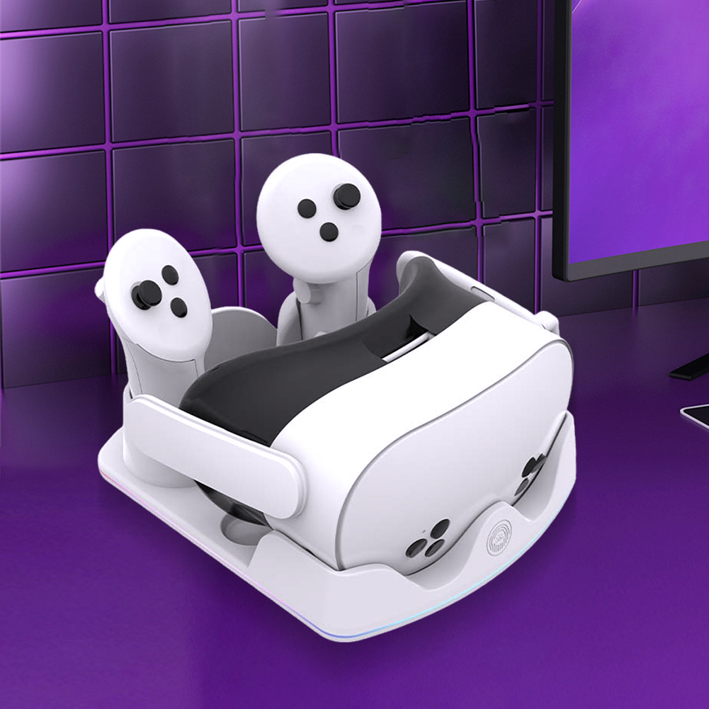 แท่นชาร์จสำหรับเมตาเควส 3 เอสแ - Headset Stand Rgb บทวิจารณ์และราคา