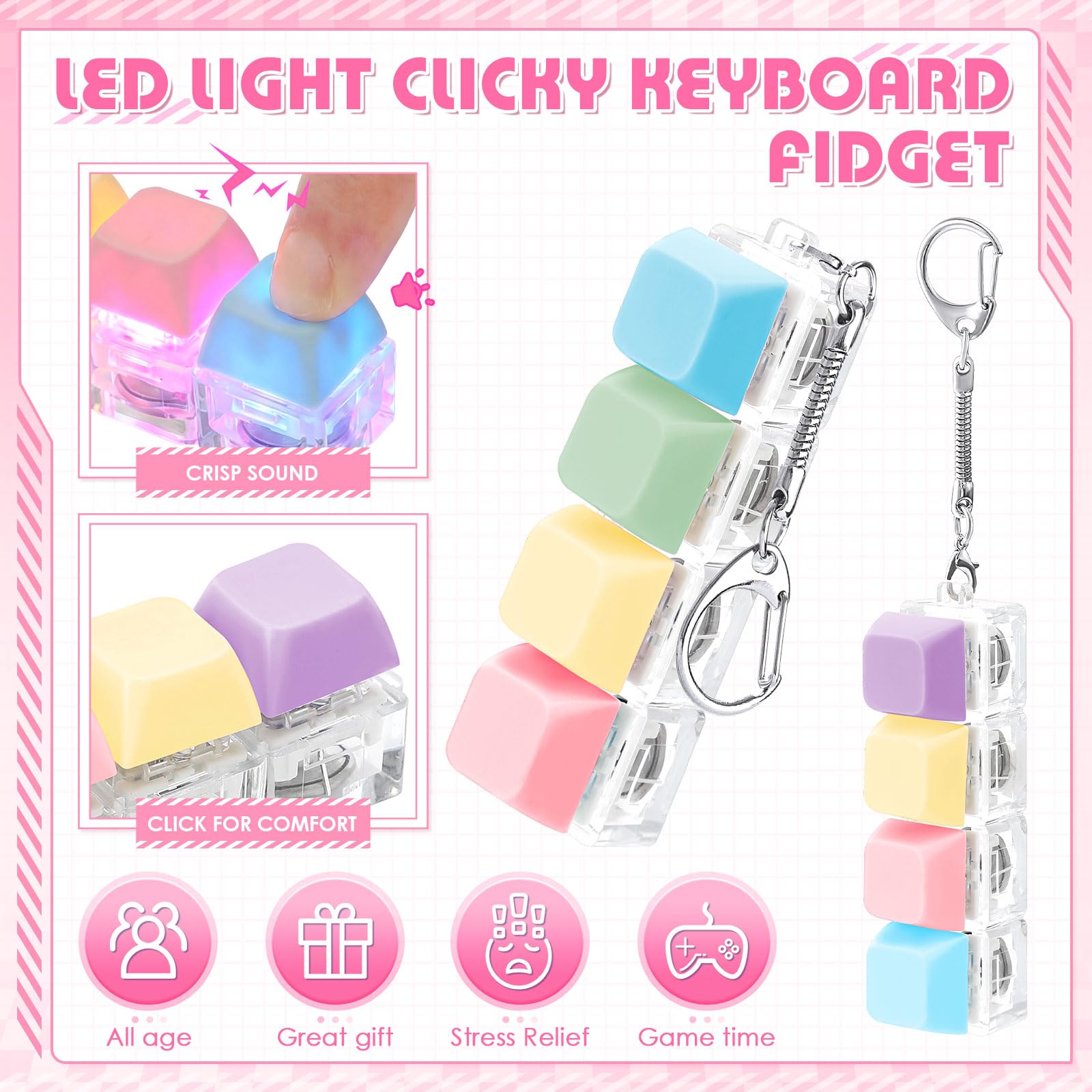 พวงกุญแจ LED ไฟกระพริบ, เครื่อ - Keyboard Switch Tester บทวิจารณ์และราคา